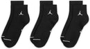 NIKE U J ED CUSH POLY ANKLE 3PR 144 Socken NIKE BLACK/WHITE S