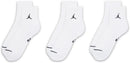 NIKE U J ED CUSH POLY ANKLE 3PR 144 Socken NIKE WHITE/BLACK S