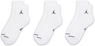 NIKE U J ED CUSH POLY ANKLE 3PR 144 Socken NIKE WHITE/BLACK S