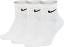 NIKE Herren Everyday Cushion Ankle Socken NIKE WHITE/BLACK S