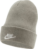 NIKE U NSW BEANIE UTILITY FUTURA Mützen NIKE DK GREY HEATHER/WHITE -