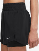 NIKE W NK ONE DF HR 3IN 2N1 DAMEN SOMMERHOSE Trainingshosen & Jogginghosen NIKE