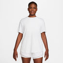 NIKE W NK ONE RELAXED DF SS TOP Trainingsshirts NIKE WHITE/BLACK XS