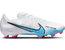 NIKE ZOOM VAPOR 15 ACADEMY FG/MG Naturrasen NIKE WHITE/BALTIC BLUE-HOT PUNC 38.5