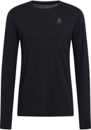 ODLO BL TOP crew neck l/s MERINO 20 Unterhemden ODLO 15000 black S