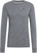 ODLO BL TOP crew neck l/s MERINO 20 Unterhemden ODLO 10183 odlo steel grey melange S