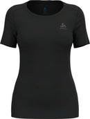 ODLO BL TOP crew neck s/s MERINO 20 Unterhemden ODLO 15000 black M