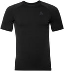ODLO Herren Unterhemd BL TOP Crew neck s/s PERFORMAN Unterhemden ODLO 60212 black - new odlo graphit S