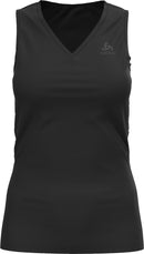 ODLO Damen BL TOP V-neck Singlet ACTIVE F Unterhemden ODLO 15000 black XS
