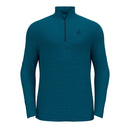 ODLO Mid layer 1/2 zip ROY Skifleece ODLO 20878 blue wing teal - indigo L