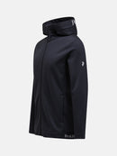 PEAK PERFORMANCE M Rider Tech Zip Hood-BLACK Wandershirts /-hemden PEAK PERFORMANCE