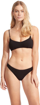 SEAFOLLY Sea Dive Bralette Bikini SEAFOLLY Black Black 36