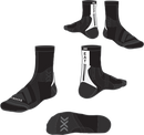 X-SOCKS BIKE PERFORM CREW Fahrradsocken X-SOCKS 2 OPAL BLACK/ARCTIC WHITE 36-38