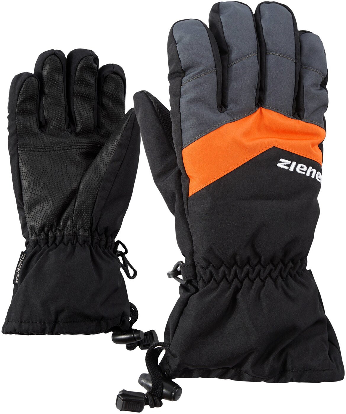 ZIENER LETT AS(R) glove junior Ski- & Snowboardhandschuhe ZIENER 1215 black/graphite 3.5